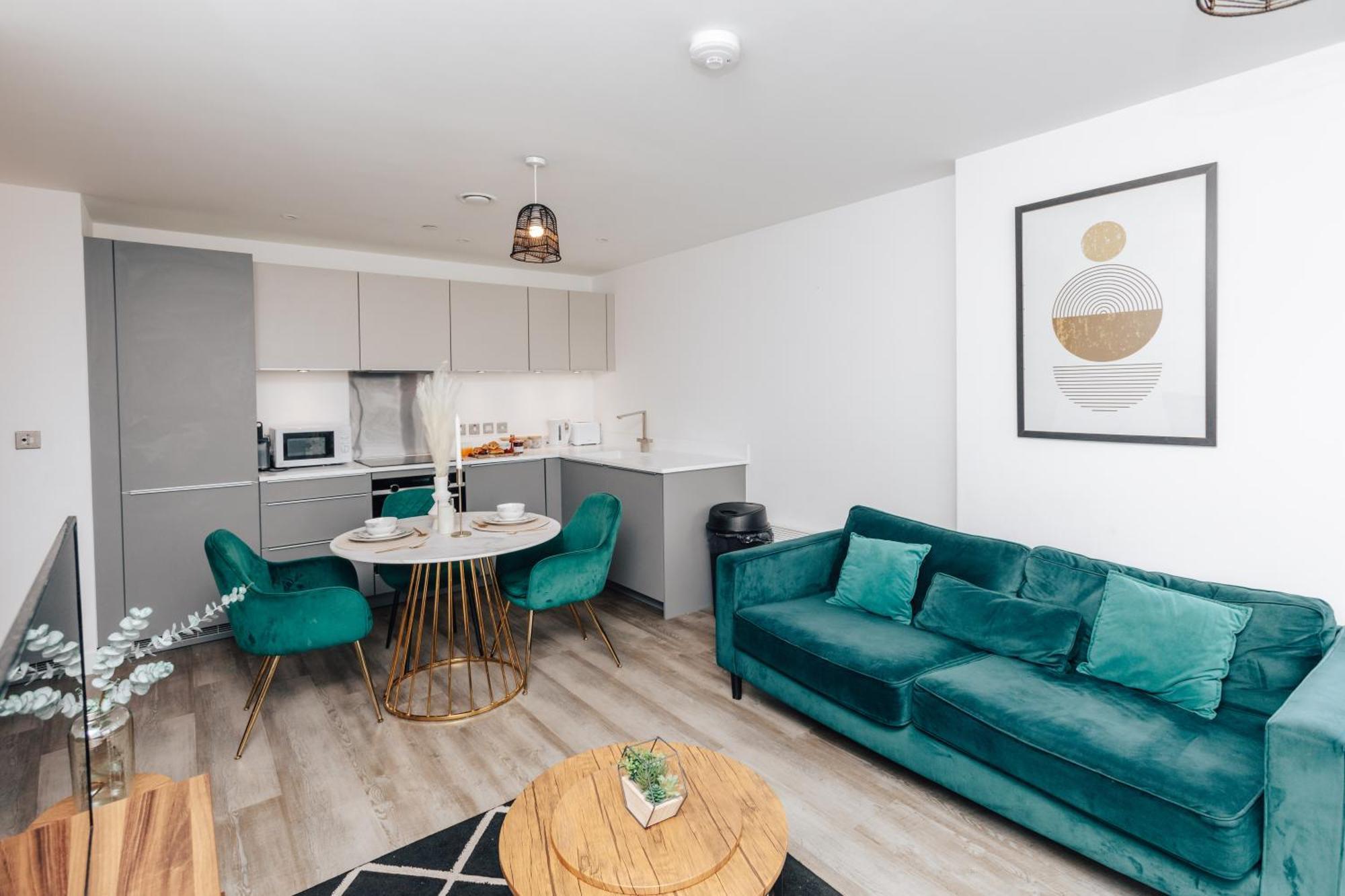 Luxury 2 Bedroom Apartment, Broad Street Birmingham Extérieur photo